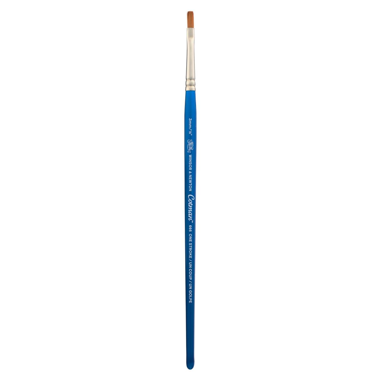 12 Pack: Cotman Watercolour™ Short Handle One Stroke Brush